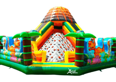 Inflatable volcan combo